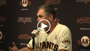 Bochy: “Dodgers got key hits”