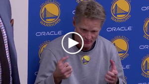 Warriors share what seeing Kerr at halftime meant to team